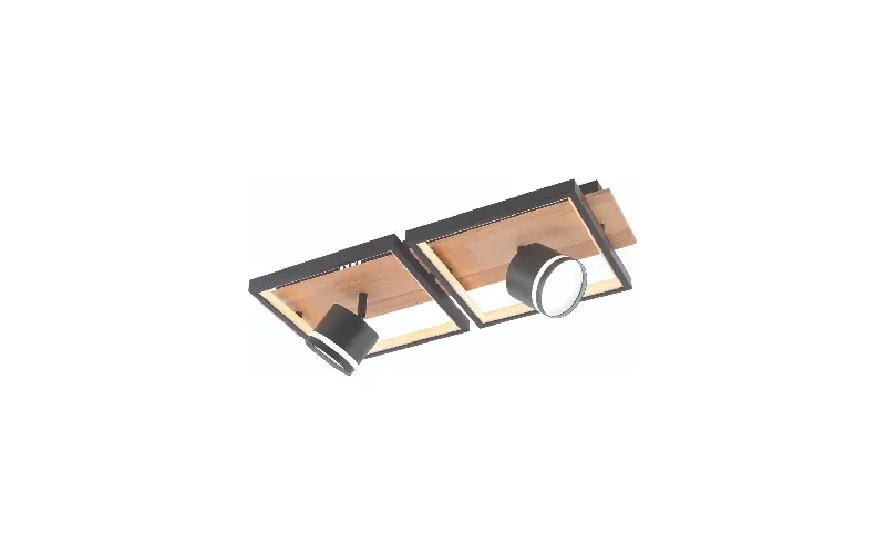 DK6591-2+2 wooden LED chandelier